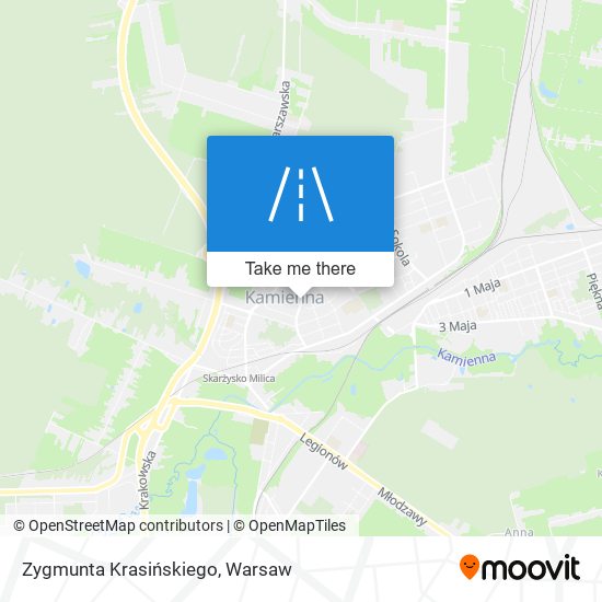 Zygmunta Krasińskiego map