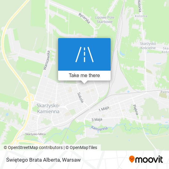 Świętego Brata Alberta map