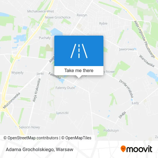 Карта Adama Grocholskiego
