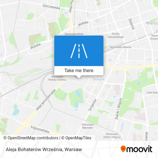 Карта Aleja Bohaterów Września