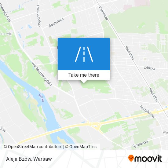 Aleja Bzów map