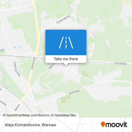 Карта Aleja Komandosów