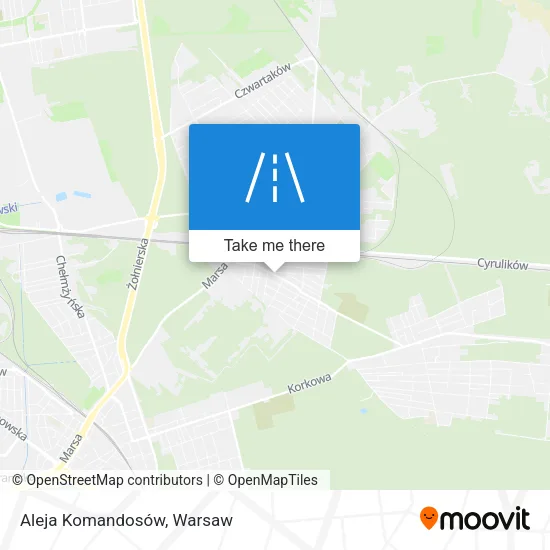 Карта Aleja Komandosów