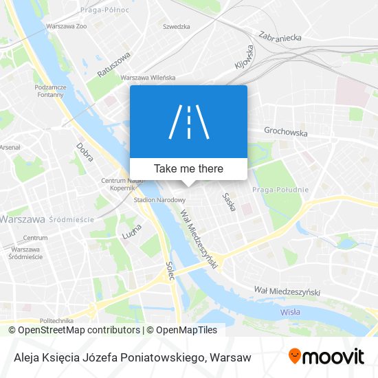 Aleja Księcia Józefa Poniatowskiego map