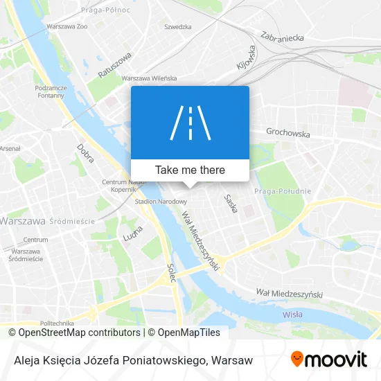 Карта Aleja Księcia Józefa Poniatowskiego