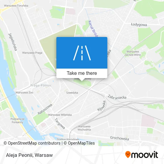Aleja Peonii map