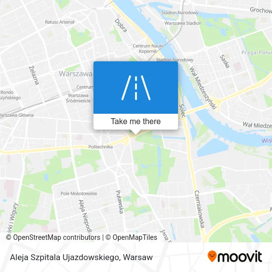 Карта Aleja Szpitala Ujazdowskiego