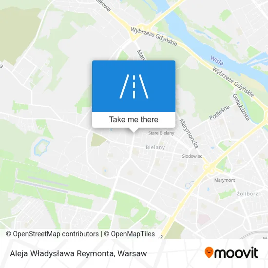Карта Aleja Władysława Reymonta