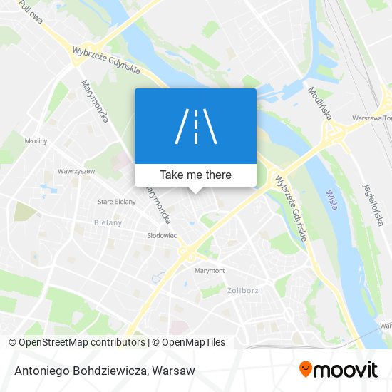 Antoniego Bohdziewicza map