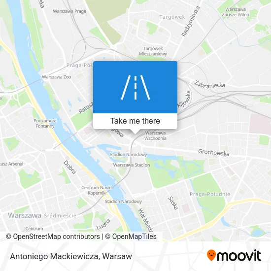Карта Antoniego Mackiewicza
