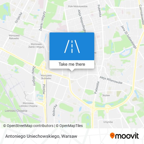 Antoniego Uniechowskiego map