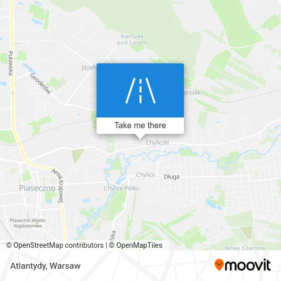 Карта Atlantydy