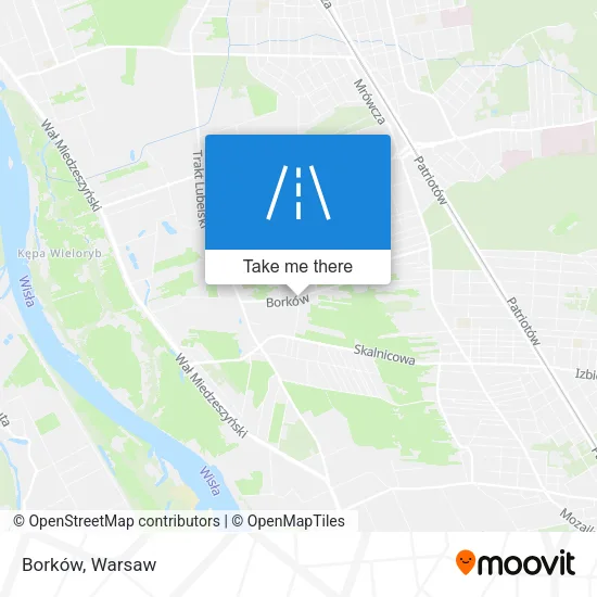 Карта Borków