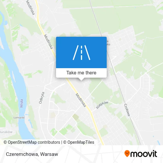 Карта Czeremchowa