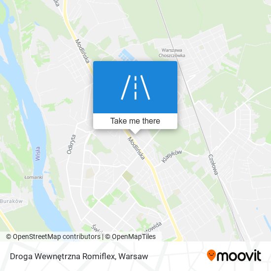 Droga Wewnętrzna Romiflex map