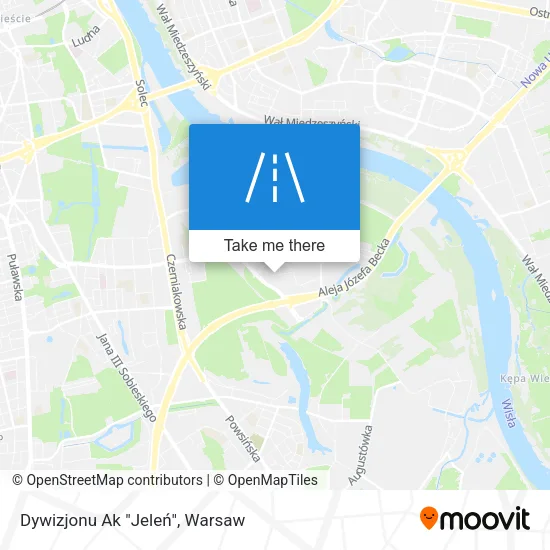 Карта Dywizjonu Ak "Jeleń"