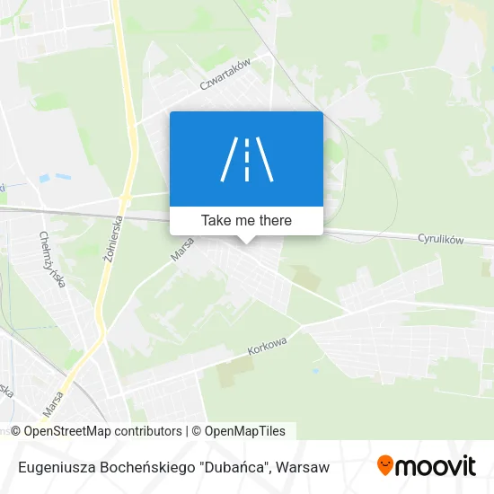 Карта Eugeniusza Bocheńskiego "Dubańca"