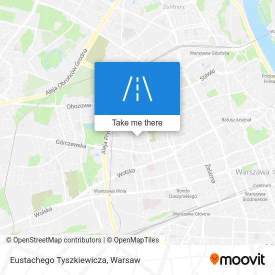 Карта Eustachego Tyszkiewicza