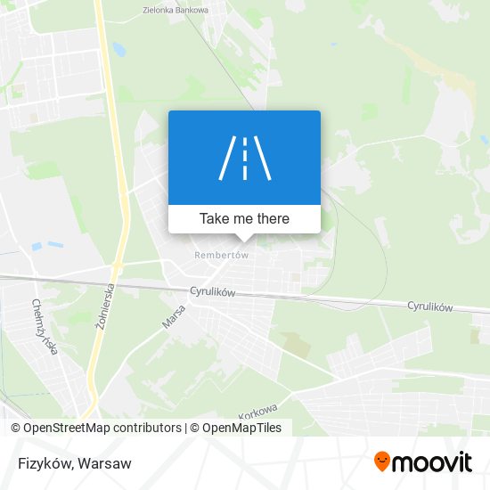 Fizyków map