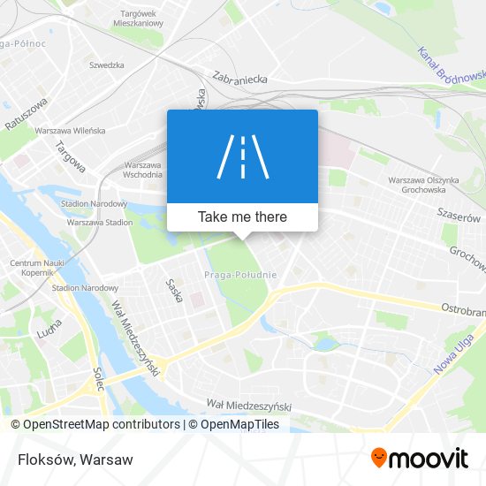 Floksów map