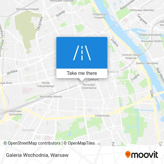 Карта Galeria Wschodnia