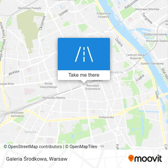 Карта Galeria Środkowa
