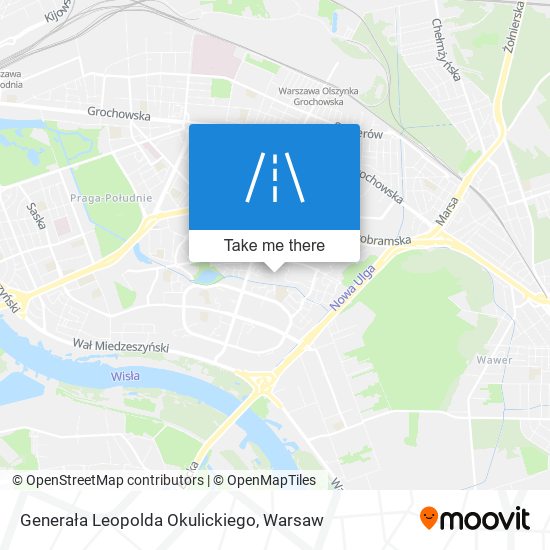 Generała Leopolda Okulickiego map