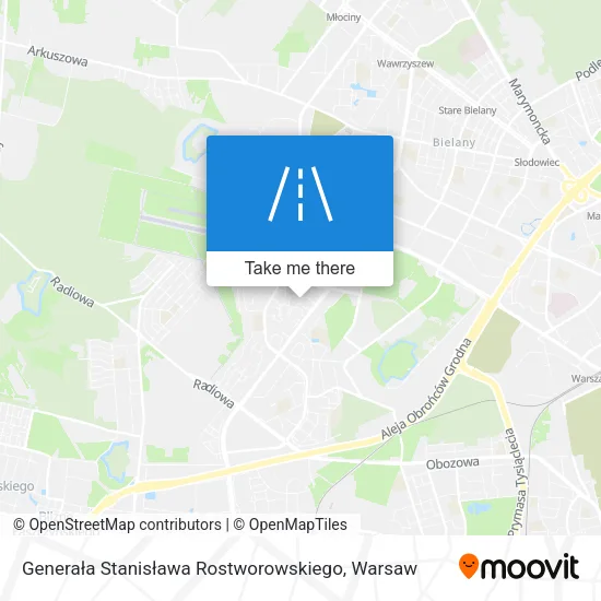 Generała Stanisława Rostworowskiego map