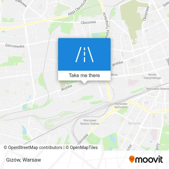 Карта Gizów