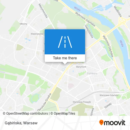 Карта Gąbińska