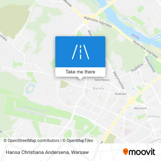 Карта Hansa Christiana Andersena
