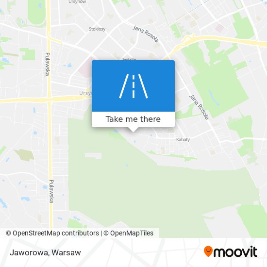 Jaworowa map