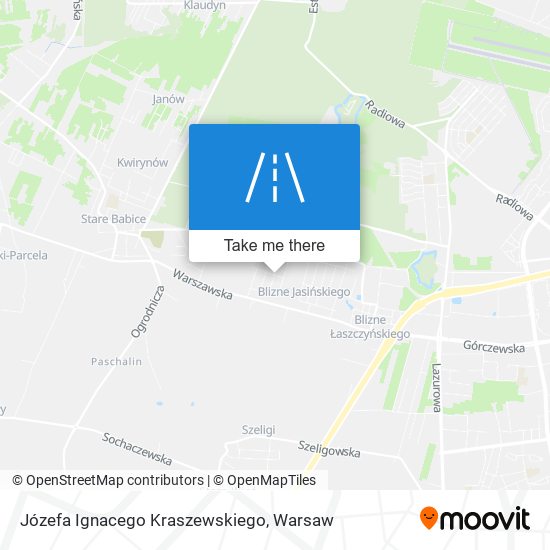 Józefa Ignacego Kraszewskiego map