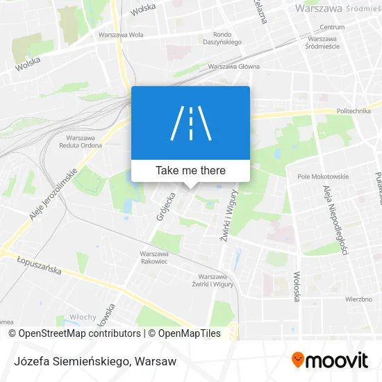 Карта Józefa Siemieńskiego