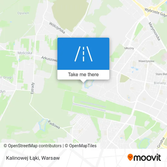 Карта Kalinowej Łąki