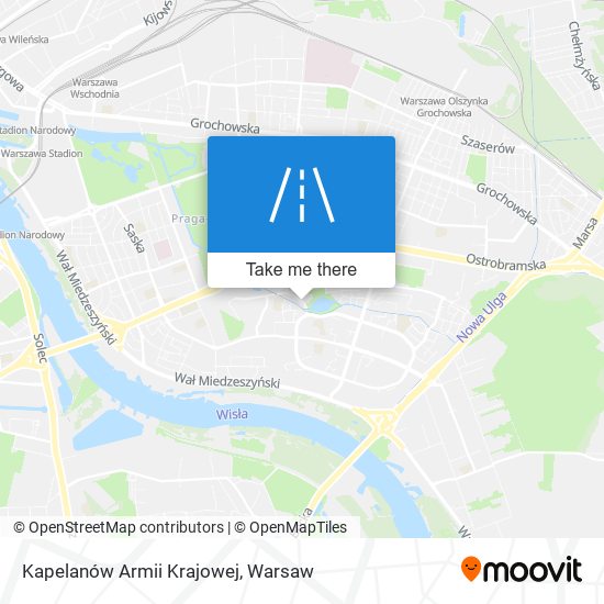 Kapelanów Armii Krajowej map