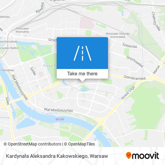 Kardynała Aleksandra Kakowskiego map