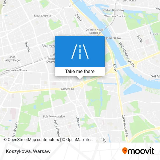 Карта Koszykowa
