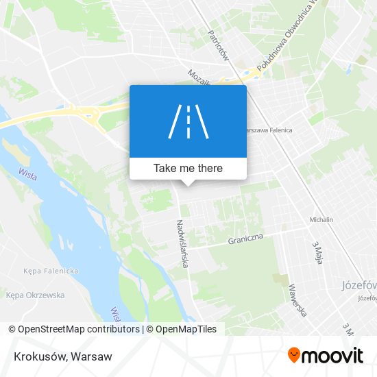 Krokusów map