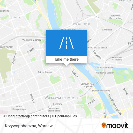 Карта Krzywopoboczna