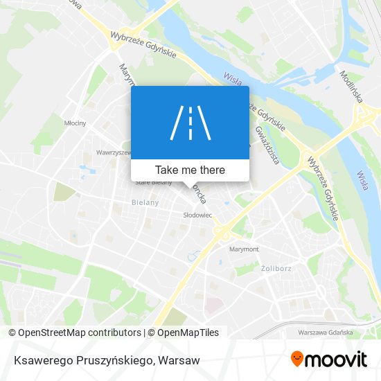 Карта Ksawerego Pruszyńskiego