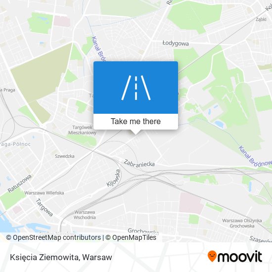 Księcia Ziemowita map