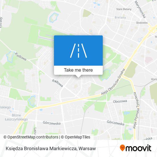 Księdza Bronisława Markiewicza map