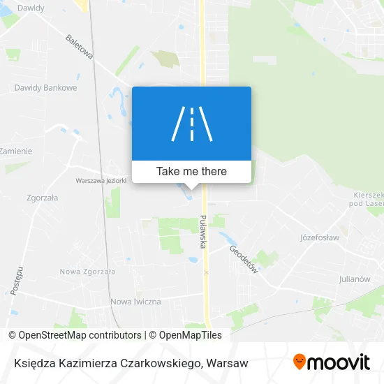 Карта Księdza Kazimierza Czarkowskiego