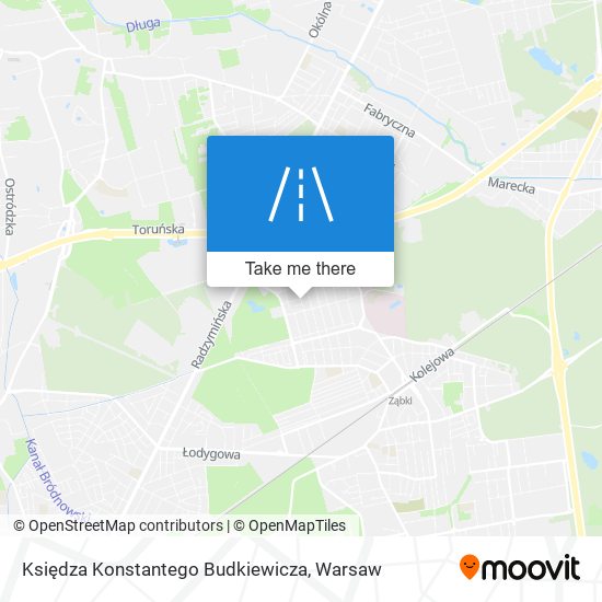 Księdza Konstantego Budkiewicza map