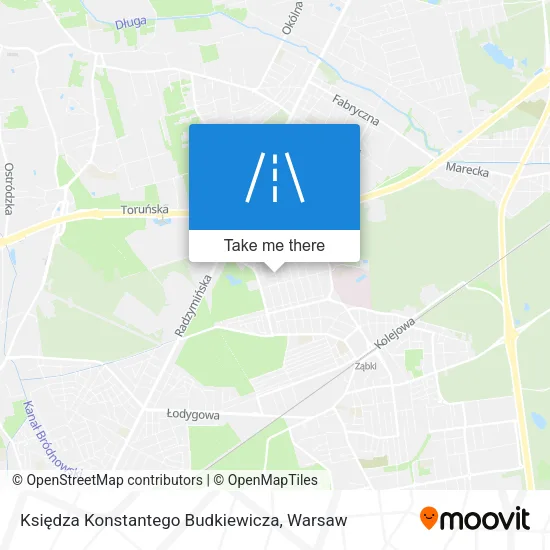 Księdza Konstantego Budkiewicza map