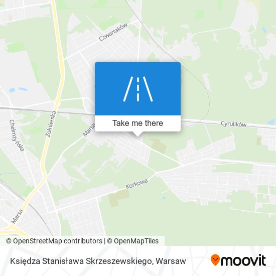 Księdza Stanisława Skrzeszewskiego map