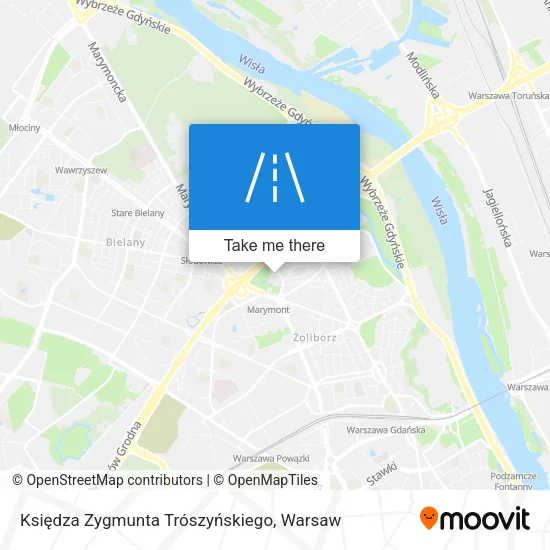 Карта Księdza Zygmunta Trószyńskiego
