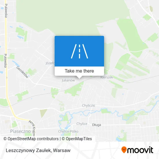 Карта Leszczynowy Zaułek