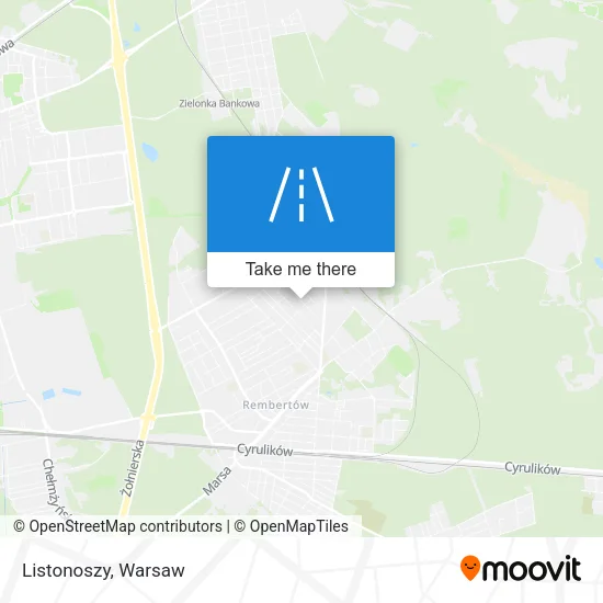 Listonoszy map